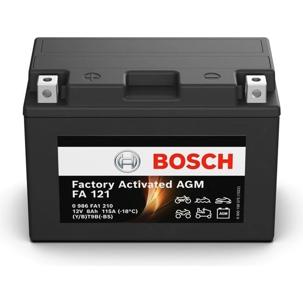 12V/ 8 AH BOSCH MOTOR AKÜSÜ - FA121