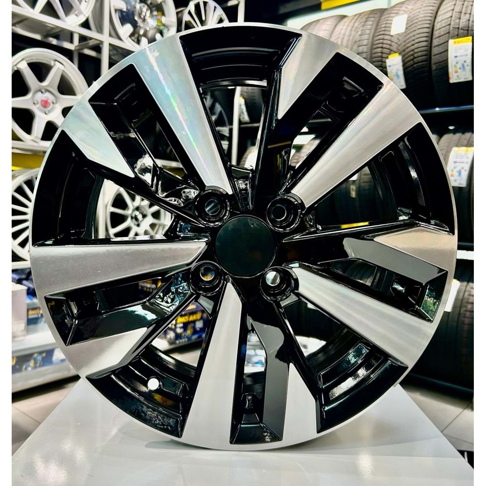 EN 15 JANT 6 İNÇ ET38 4*100 67.10 GLOSS BLACK DIAMOND JANT MODELİ