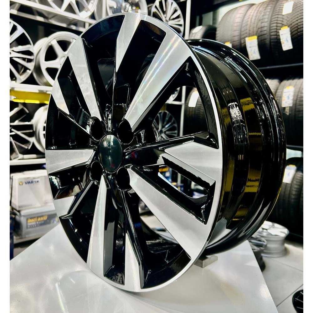 EN 15 JANT 6 İNÇ ET38 4*100 67.10 GLOSS BLACK DIAMOND JANT MODELİ