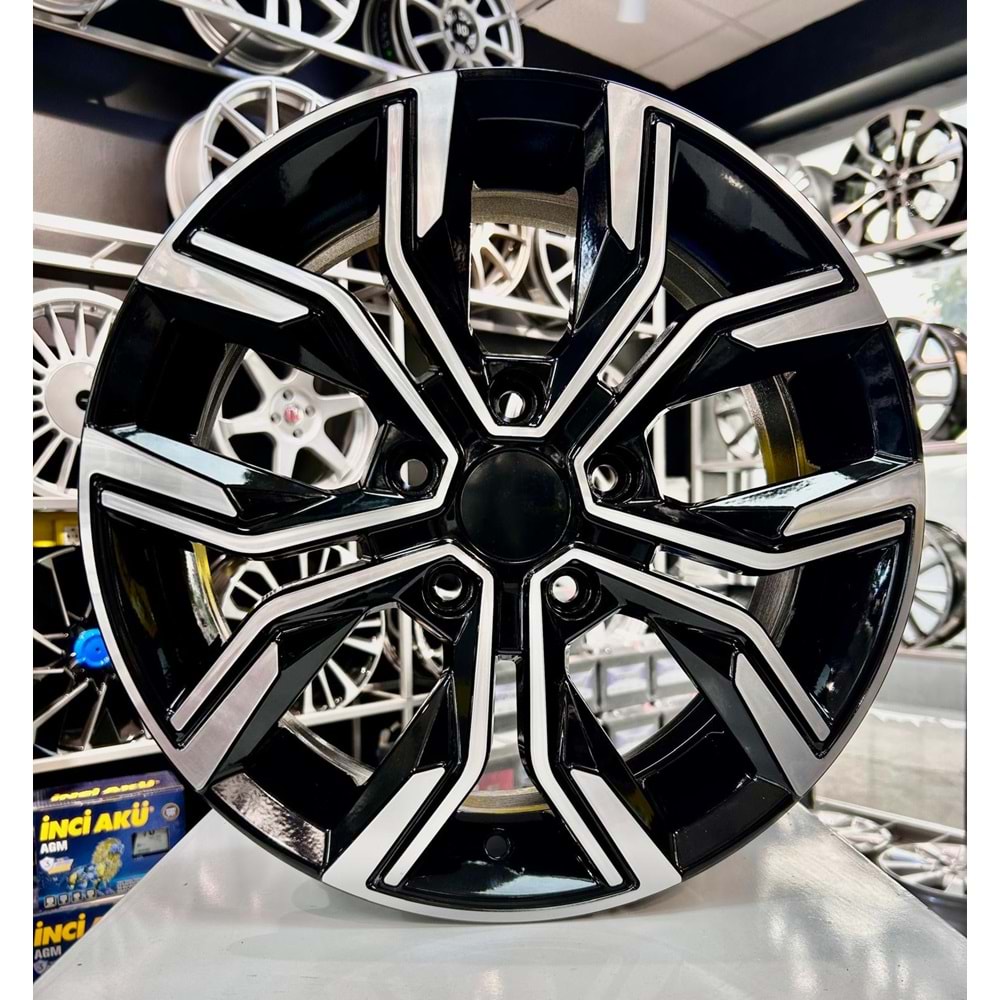AGT 16 JANT 6 İNÇ ET36 5*98 58.10 GUN METAL DIAMOND JANT MODELİ