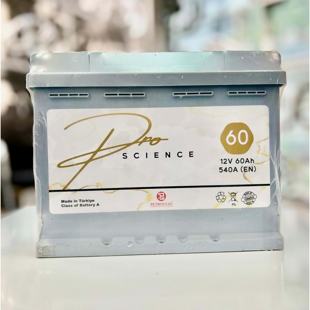 PRO SCIENCE AKÜ 12 60 AH AKÜ