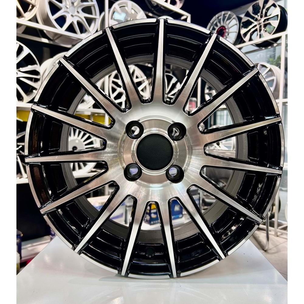 ELIT 15 JANT 6.5 İNÇ ET35 4*100 67.1 BLACK DIAMOND JANT MODELİ - 15354