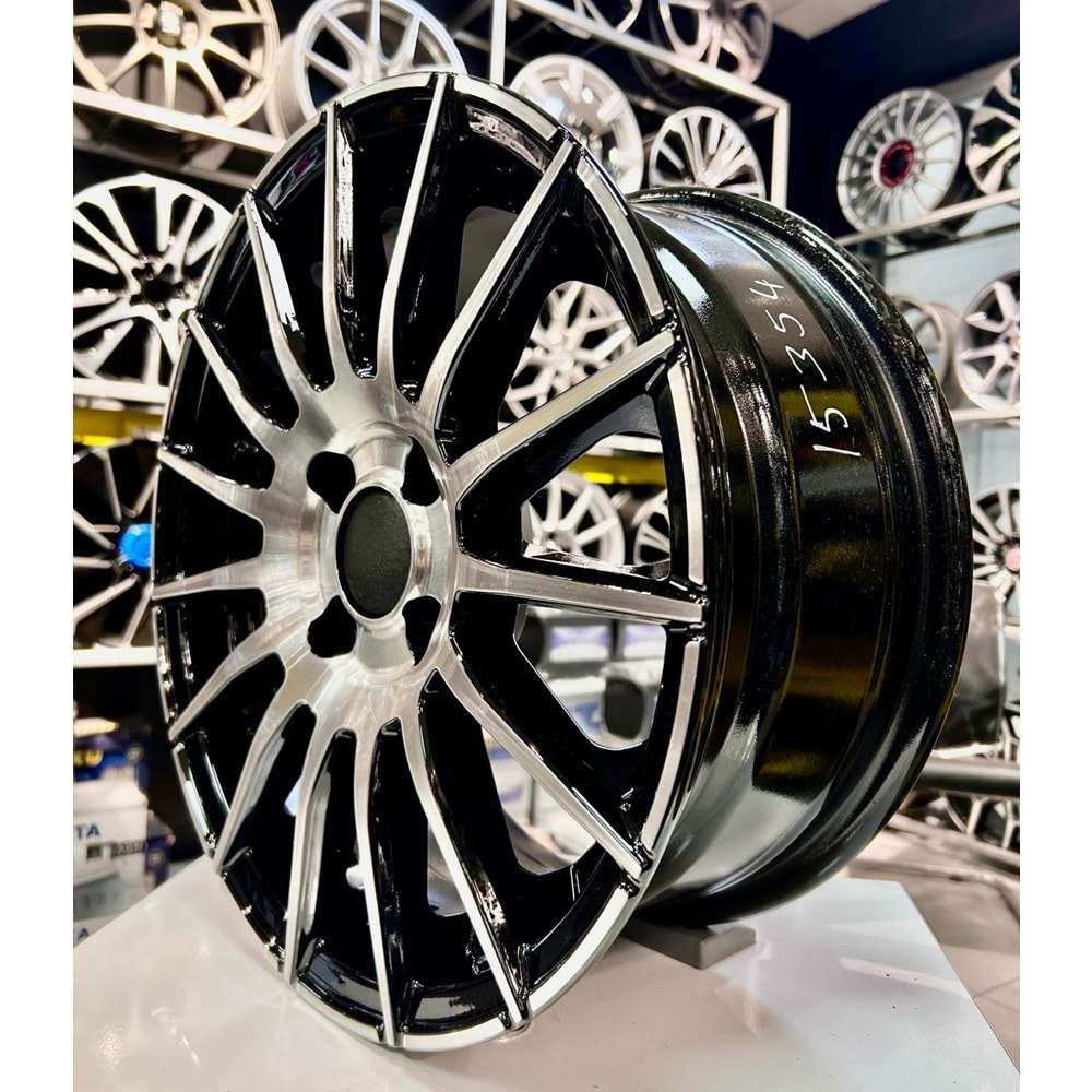 ELIT 15 JANT 6.5 İNÇ ET35 4*100 67.1 BLACK DIAMOND JANT MODELİ - 15354