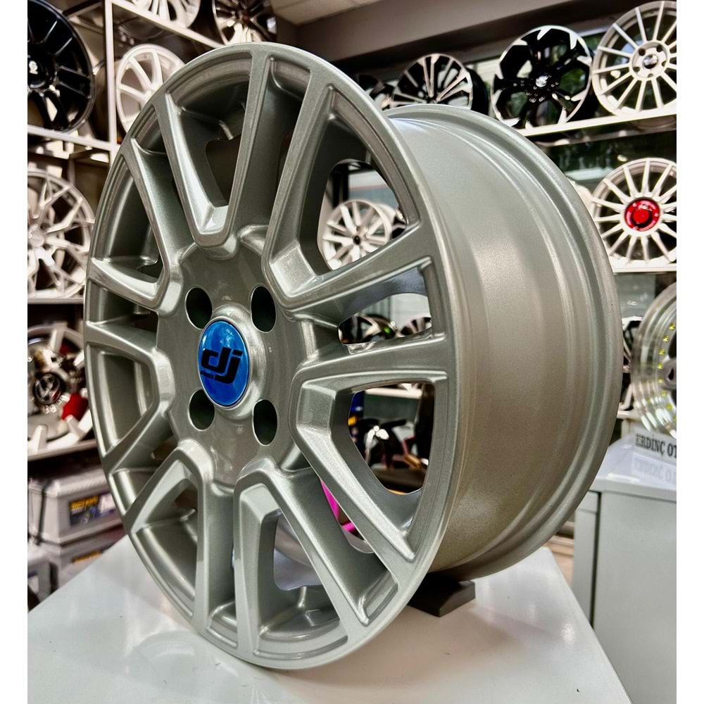 DJ 15 JANT 6.5 İNÇ ET25 4*108 65.1 FORD COURİER SILVER JANT MODELİ