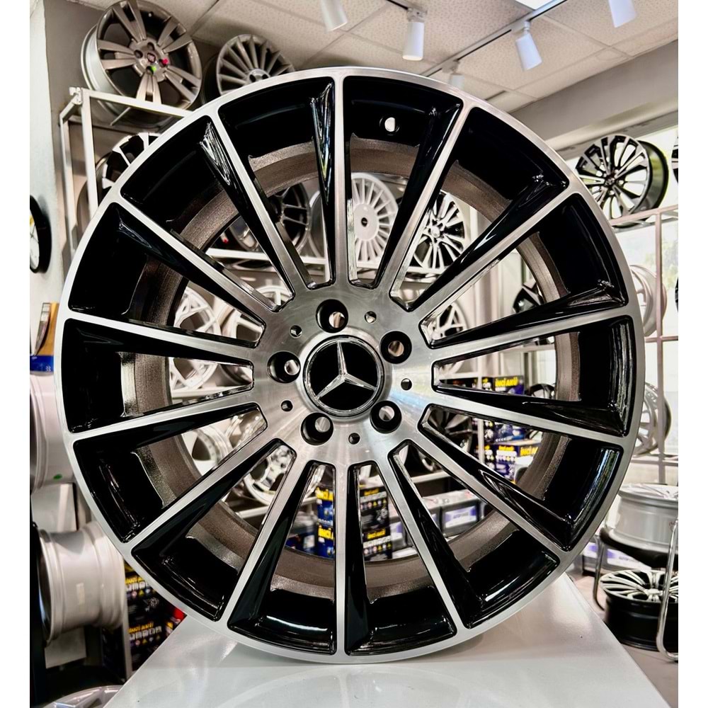 R1 19 JANT 8.5 İNÇ 5*112 ET38 66.6 MERCEDES AMG BLACK DIAMOND JANT MODELİ - R1-1017/4