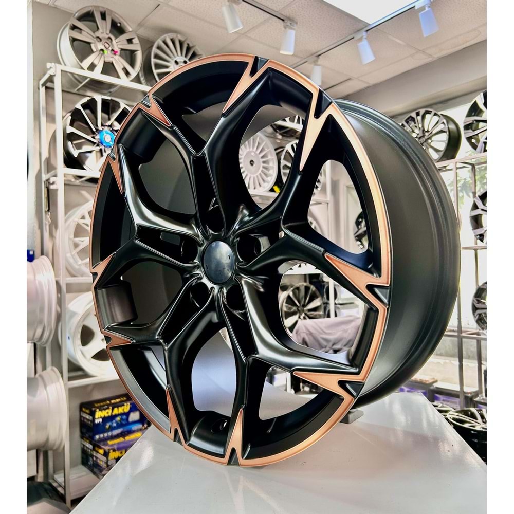 R1 18 JANT 8 İNÇ ET40 5*112 57.1 BLACK BRONZ CUPRA JANT MODELİ - R1-1184