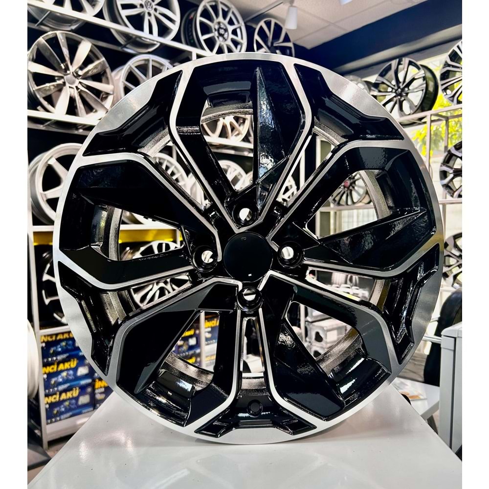 R1 16 JANT 6.5 İNÇ ET35 4*100 67.1 BLACK DİAMOND İCON JANT MODELİ