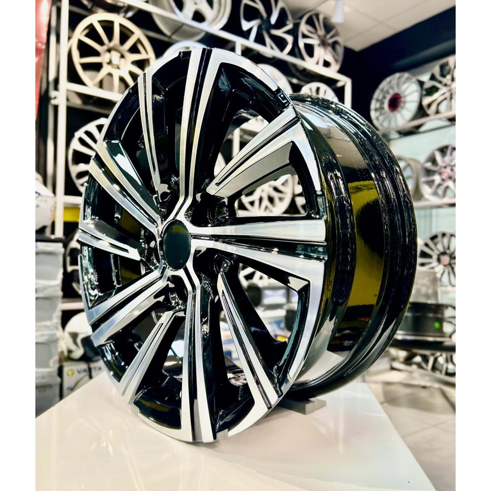 R1 16 JANT 6.5 İNÇ ET40 5*108 73.1 DEEP BLACK DİAMOND JANT MODELİ - 16140