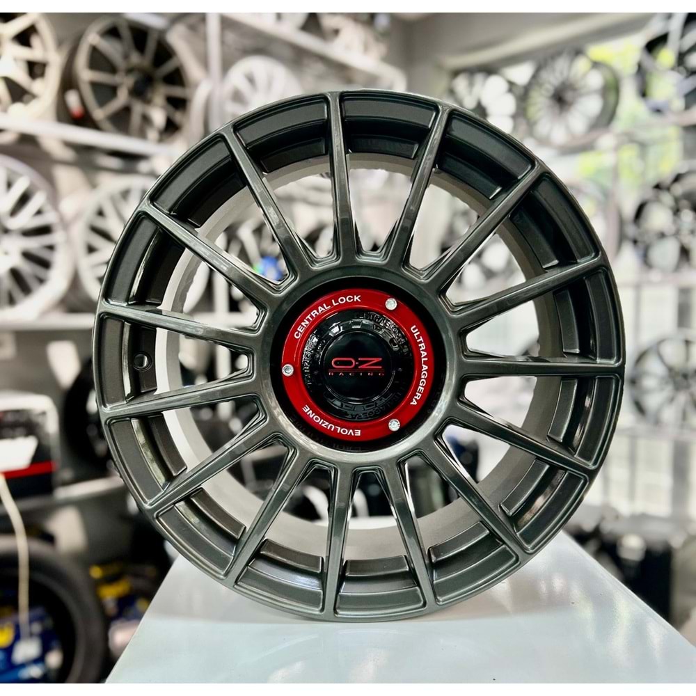 R1A 16 JANT 7 İNÇ ET35 4*108 67.1 GUN METAL OZ RACING ULTRALAGGERA JANT MODELİ