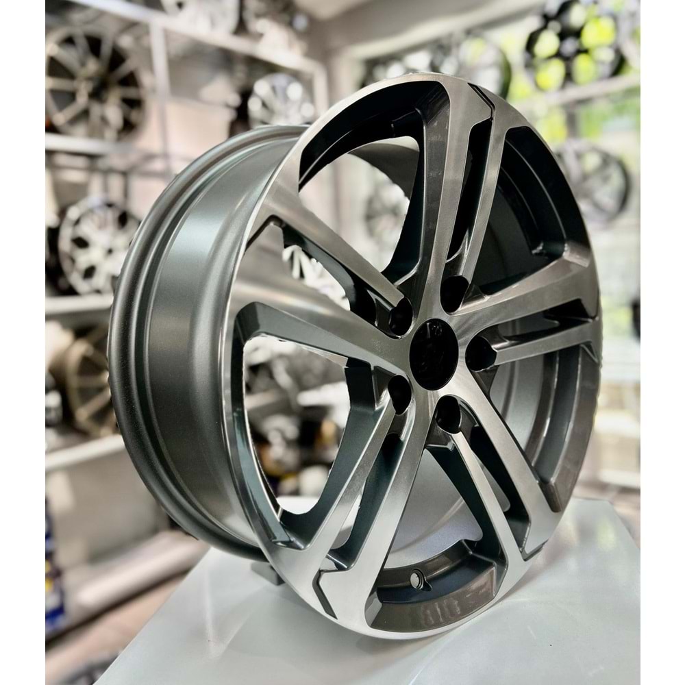 KM 16 JANT 6.5 İNÇ ET25 5*108 65.1 GUN METAL JANT MODELİ