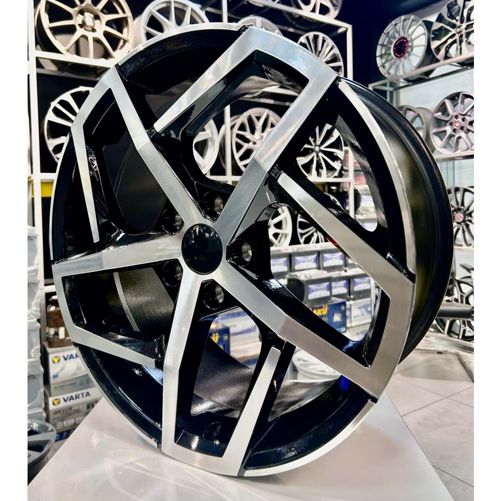 R1K 18 JANT 8 İNÇ ET50 5*112 57.1 BLACK DIAMOND JANT MODELİ - 18414
