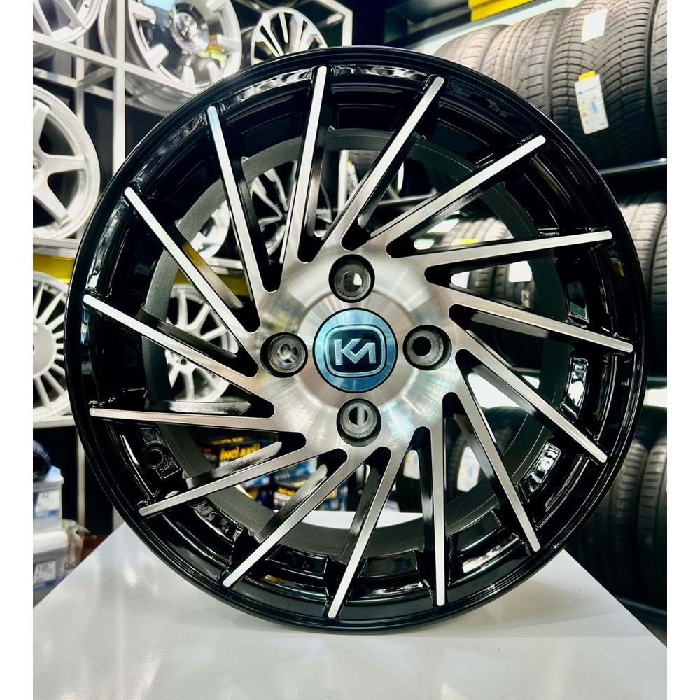 KM 14 JANT 6 İNÇ ET35 4*100 67.2 BLACK DİAMOND JANT MODELİ
