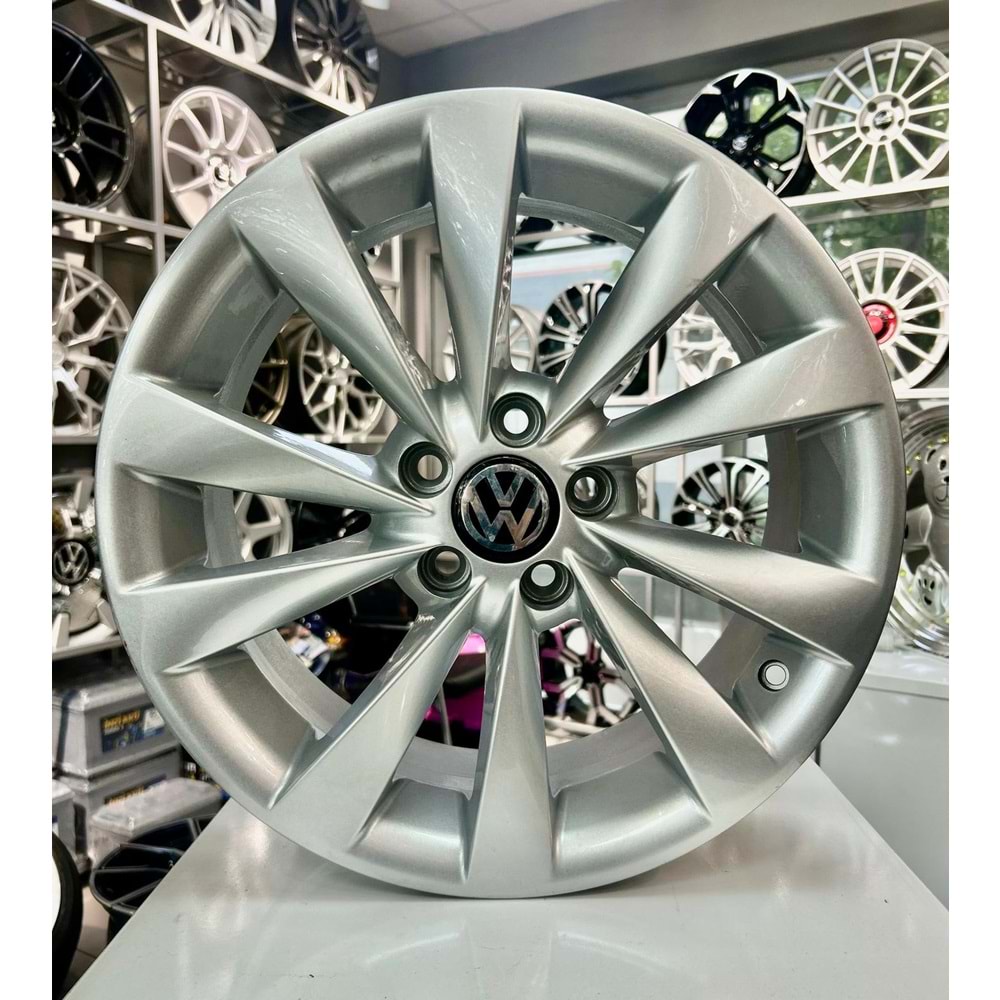 R1K 16 JANT 6.5 İNÇ ET35 5*100 67.1 VOLKSWAGEN POLO SILVER JANT MODELİ