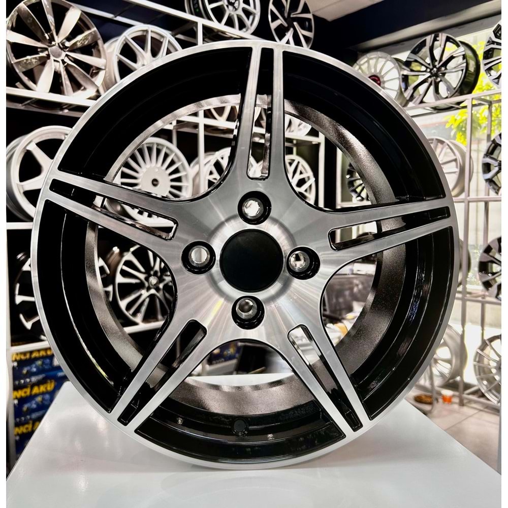 SONIC 14 JANT 6 İNÇ ET33 4*100 67.1 DEEP BLACK DİAMOND GLOSS JANT MODELİ - SNC-1082/2