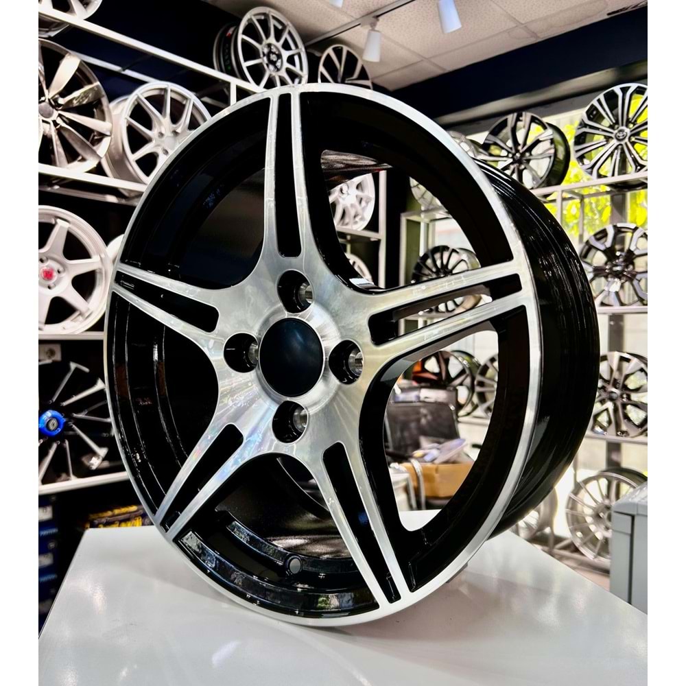 SONIC 14 JANT 6 İNÇ ET33 4*100 67.1 DEEP BLACK DİAMOND GLOSS JANT MODELİ - SNC-1082/2