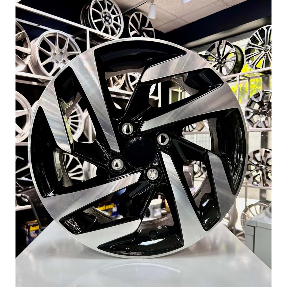 SONIC 14 JANT 5.5 İNÇ ET30 4*100 BLACK DIAMANOND JANT MODELİ - SNC-7419/2