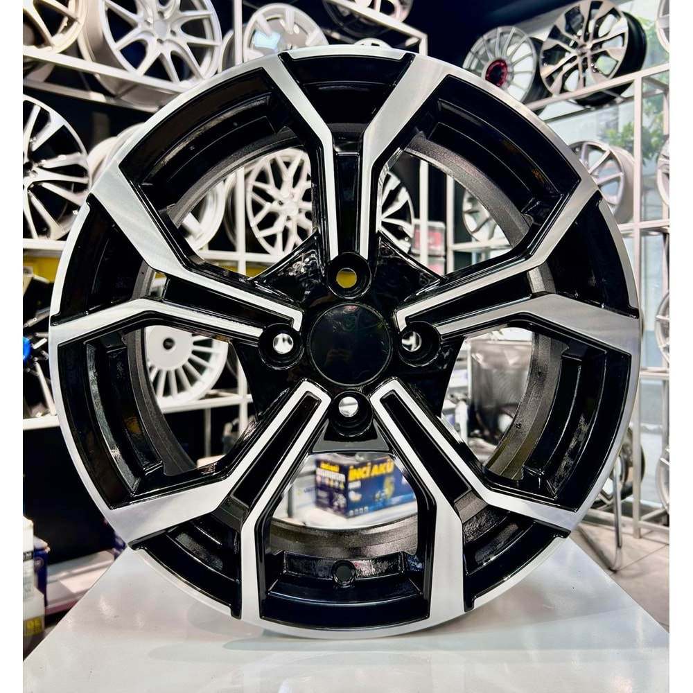SONIC 15 JANT 6.5 İNÇ ET35 4*100 67.1 BLACK DIAMOND JANT MODELİ - 15440