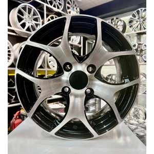 AGT 14 JANT 6 İNÇ ET35 4*108 67.1 GLOSS BLACK DIAMOND JANT MODELİ - 14019