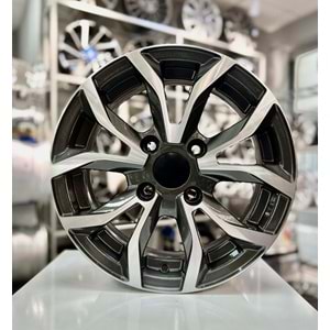 AGT 14 JANT 6 İNÇ ET35 4*108 64.40 GUN METAL DIAMOND JANT MODELİ