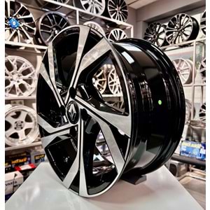 AGT 15 JANT 6.5 İNÇ ET35 4*100 67.1 GLOSS BLACK DIAMOND JANT MODELİ - 15156-0379