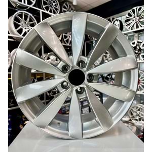 AGT 16 JANT 6.5 İNÇ ET40 5*98 58.1 FUL SILVER LUGANO JANT MODELİ