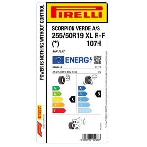 PİRELLİ 255/50R19 107H XL r-f (*) BMW SCORPION VERDE ALL SEASON LASTİK