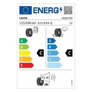 LASSA 235/65R16 C 12PR 121/119Q TRANSWAY A/T (M+S) (C-C-71) LASTİK 2025