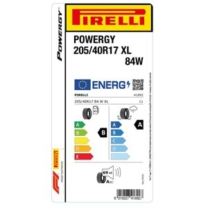 PİRELLİ 205/40R17 84W XL POWERGY (B-A-69) LASTİK 2025