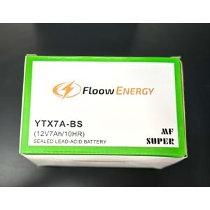 FLOOW AKÜ 12/7 AH YATAY YTX7A-BS MOTORSİKLET AKÜSÜ
