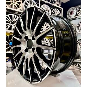 ELIT 15 JANT 6.5 İNÇ ET35 4*100 67.1 BLACK DIAMOND JANT MODELİ - 15354