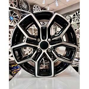 DY945 15 JANT 6.5 İNÇ ET35 4*100 67.1 KORMETAL BLACK DİAMOND JANT MODELİ - JANT4226 DY945