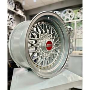 GZM435 16 JANT 10 İNÇ ET15 4*100 73.1 BBS SILVER GOLD VİDALI JANT MODELİ