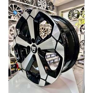 R1-427-2 16 JANT 6.5 İNÇ ET32 4*100 67.1 DACIA STEPWAY BALCK JANT MODELİ