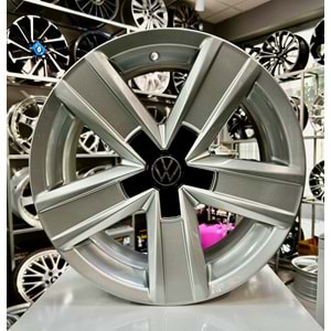R1 16 JANT 7 İNÇ ET35 5*120 65.1 VOLKSWAGEN TRANSPORTER SILVER KAPAKLI JANT MODELİ