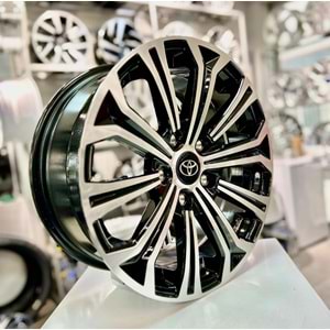 R1 16 JANT 7 İNÇ ET40 5*114.3 60.1 TOYOTA COROLLA BLACK JANT MODELİ