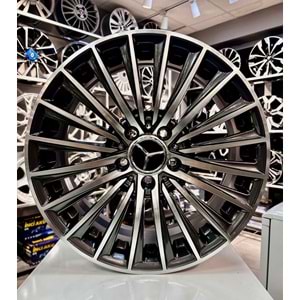 R1K 17 JANT 7.5 İNÇ ET35 5*112 66.6 MERCEDES GUM METAL JANT MODELİ