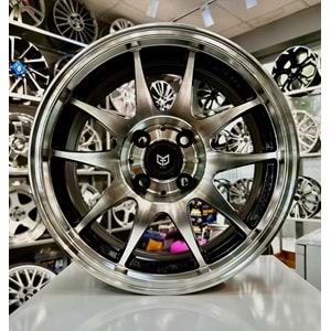 AKO 15 JANT 6.5 İNÇ ET35 4*100 73.1 TORK BLACK MACHINED JANT MODELİ