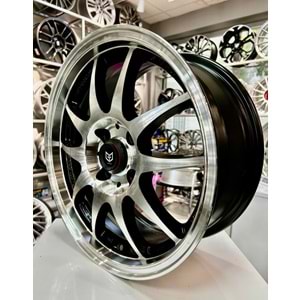 AKO 15 JANT 6.5 İNÇ ET35 4*100 73.1 TORK BLACK MACHINED JANT MODELİ