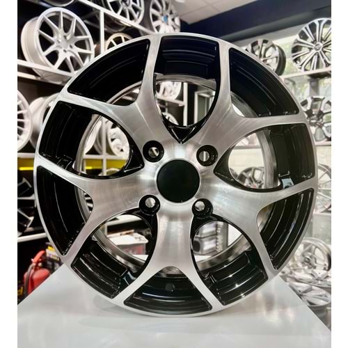 AGT 14 JANT 6 İNÇ ET35 4*108 67.1 GLOSS BLACK DIAMOND JANT MODELİ - 14019