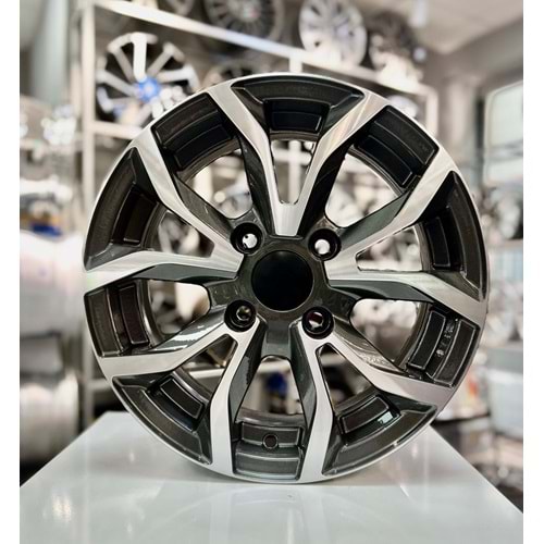AGT 14 JANT 6 İNÇ ET35 4*108 64.40 GUN METAL DIAMOND JANT MODELİ