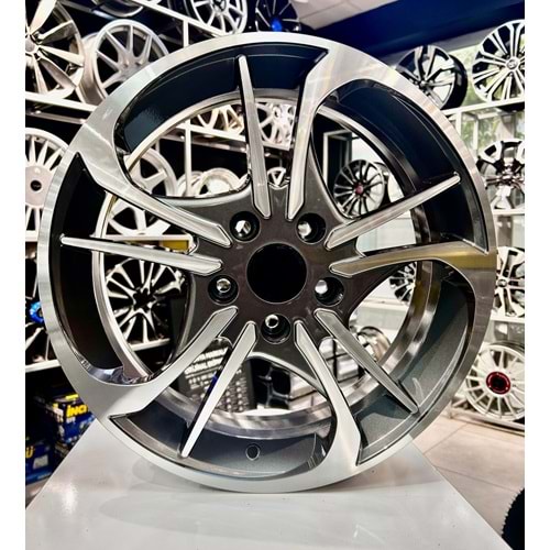 AGT 17 JANT 6.5 İNÇ ET50 5*114 67.10 GUN METAL JANT MODELİ