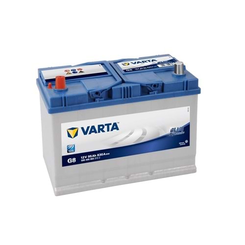 VARTA AKÜ 12 95 AH 830 EN G8 BLUE DYNAMIC TERS AKÜ