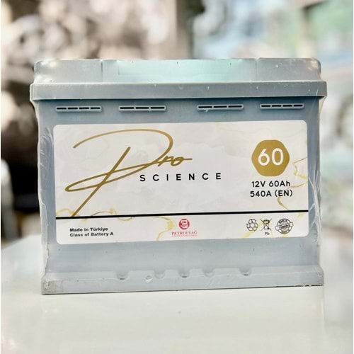 PRO SCIENCE AKÜ 12 60 AH AKÜ