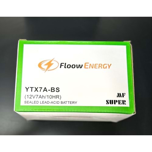 FLOOW AKÜ 12/7 AH YATAY YTX7A-BS MOTORSİKLET AKÜSÜ