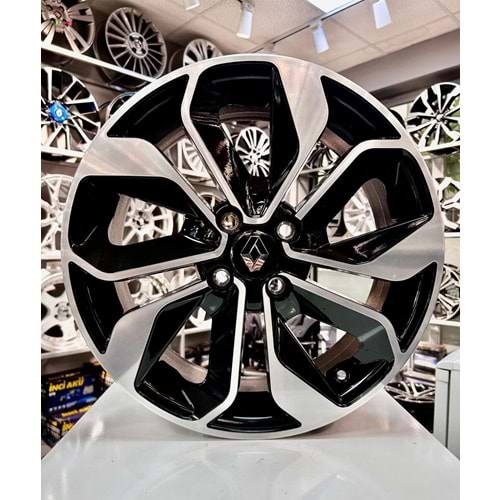 EMR 15 JANT 6.5 İNÇ ET35 4*100 67.1 DEEP BLACK DİAMOND GLOSS JANT MODELİ