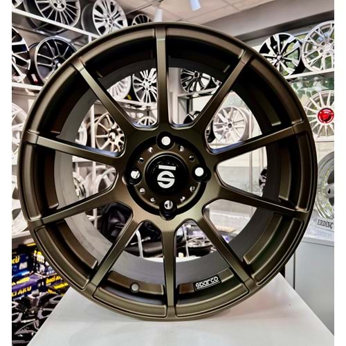 GZM1176 17 JANT 7.5 İNÇ ET35 4*114.3 67.1 MAT BRONZ SPARCO GARA JANT MODELİ