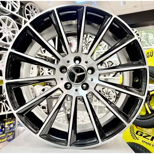 R1 19 JANT 8.5 İNÇ 5*112 ET38 66.6 MERCEDES AMG BLACK DIAMOND JANT MODELİ - R1-1017/4