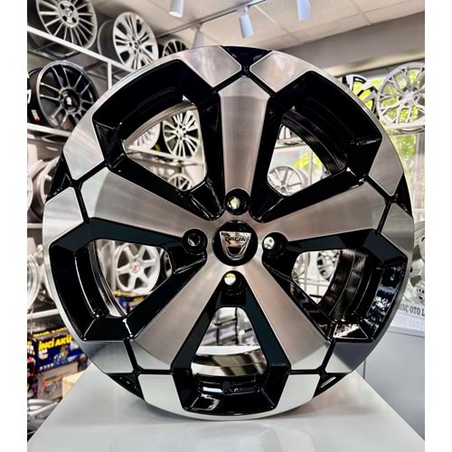 R1-427-2 16 JANT 6.5 İNÇ ET32 4*100 67.1 DACIA STEPWAY BALCK JANT MODELİ