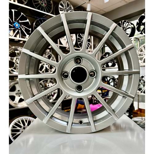 R1 15 JANT 6.5 İNÇ ET35 4*100 67.1 WRC SILVER JANT MODELİ