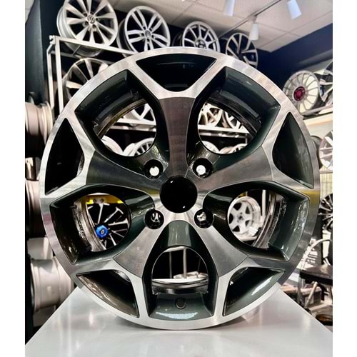 R1 15 JANT 6.5 İNÇ ET35 4*108 63.4 GUM METAL JANT MODELİ